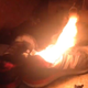 A burning New Balance sneaker
Twitter